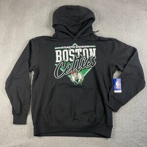 NBA Men’s Large Black Boston Celtics Atlantic Division LS Pullover Hoodie